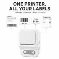 Mini imprimante d'étiquettes thermiques portable sans fil, sans encre, pour l'organisation du bureau et de la maison, vente en gros, OEM personnalisé