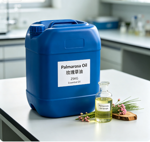 Aceite Esencial de Palmarosa 100% Puro y Orgánico para Jabones, Velas, Masajes, Cuidado de la Piel, Perfumes, Cosméticos, Ambientadores y Aromaterapia - Product Image 1