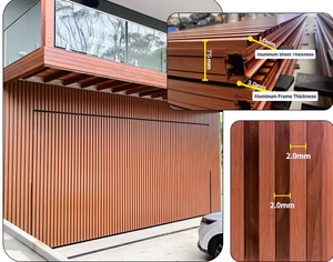 Grille <span class=keywords><strong>de</strong></span> <span class=keywords><strong>garage</strong></span> en aluminium la plus vendue, surface enduite <span class=keywords><strong>de</strong></span> poudre, esthétique moderne, usage commercial - Product Image 1