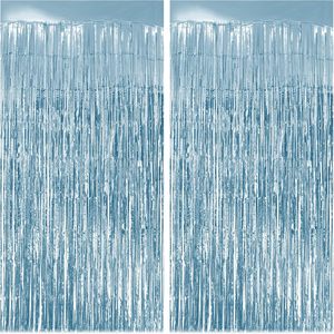 Foil Tinsel Curtains, Birthday Party Decorations <strong>Door</strong> <strong>Streamers</strong> for Halloween,Christmas,Wedding,Graduation,Holiday,Theme Events - Product Image 1