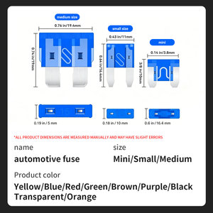 Kit de mini-fusibles automobiles à lame 168, 180, 300 pièces pour fusibles mixtes 5A, 10A, 15A, 20A, 25A, 30A AMP pour voitures - Product Image 3