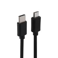 Câble de charge et de synchronisation USB-C vers Micro USB mâle OTG, type court, 10cm/25cm/50cm/1m, adaptateur durable pour transfert de données