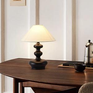 French Retro Vintage <b>Table</b> <b>Lamp</b> American White Ash Wood Wabi-Sabi Style Sophisticated Atmosphere for Bedroom Living Room <b>Table</b> - Product Image 2