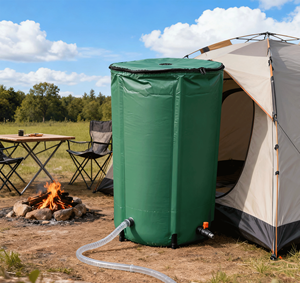 Baril <span class=keywords><strong>de</strong></span> <span class=keywords><strong>pluie</strong></span> en PVC durable <span class=keywords><strong>de</strong></span> 50L avec robinet pour l'irrigation du jardin et le stockage extérieur Machines <span class=keywords><strong>de</strong></span> traitement <span class=keywords><strong>de</strong></span> l'<span class=keywords><strong>eau</strong></span> pour l'arrosage des plantes - Product Image 5