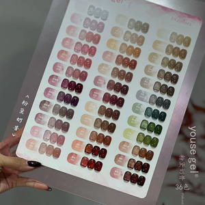 Ensemble de vernis à ongles en gel nude 36 couleurs, gel à ongles UV à retirer par trempage avec panneau d'affichage pour salon de manucure - Product Image 4
