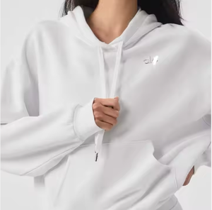 Женская Повседневная Толстовка из 100% хлопка с высоким капюшоном, Длинная толстовка для осенне-зимнего сезона - Product Image 6