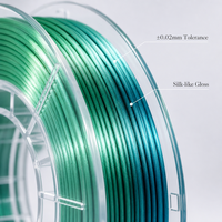 YAFONA YN-B35731 untuk Grosir Filamen Printer 3D Berkualitas Tinggi 1.75mm Silk PLA+ Dua Warna 205-235 Suhu Cetak. Cina