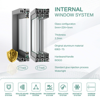 Fenêtres coulissantes en aluminium à double ou triple vitrage trempé résistant aux ouragans, conformes à la norme SUNGYE NFRC AS2047, pour balcon