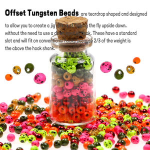 Toptan 2.3/2.8/3.3/3.8mm UV ofset Tungsten boncuk/Jig kapalı boncuk Fly bağlama Beadhead malzeme nehir ve göl cazibesi aksesuarları - Product Image 4