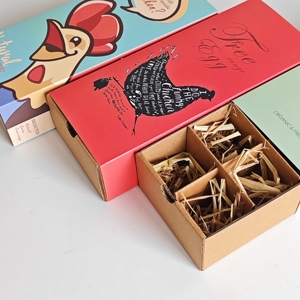 Caja de Regalo de Cartón Corrugado Kraft Personalizada Ecológica de Alta Calidad, Portátil y Reutilizable para 10 Huevos Frescos - Product Image 4