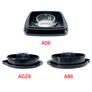 Tapas de Repuesto para <span class=keywords><strong>Licuadora</strong></span> Eléctrica <span class=keywords><strong>Oster</strong></span> de Acero Inoxidable, Tapas Redondas y Cuadradas para Uso Doméstico - Product Image 1