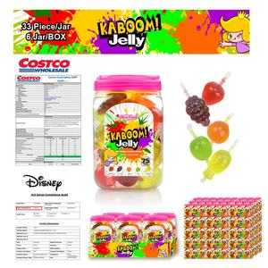 เยลลี่ผลไม้รูปการ์ตูนน่ารัก รสชาติอร่อย บรรจุขวดน้ำผลไม้หลากสีสัน แบบแพ็ค - Product Image 5