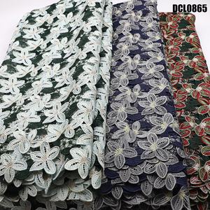 Irish Rope Weave Lace Fabric tessuto Guipure di alta qualità Fashion Paris abiti da festa da donna abiti da sera in materiale di pizzo - Product Image 6