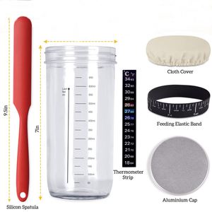 Custom Hot Sales Jar Starter <b>Kit</b> for Sourdough Bread <b>Baking</b> - Product Image 2
