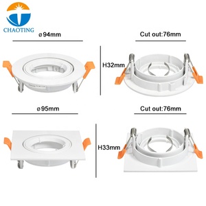 Thay đổi độ sáng <span class=keywords><strong>LED</strong></span> ánh sáng tại chỗ Die Cast lõm <span class=keywords><strong>GU10</strong></span> Downlight nhà ở - Product Image 4