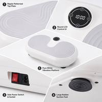 Plateforme vibrante ultra-mince pour usage domestique, masseur corporel complet, appareil de fitness sur pied