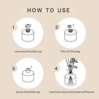 Diffuseur de parfum d'ambiance pour hôtel, logo personnalisé, écologique, en verre, avec parfum de lavande, coffret cadeau de luxe 150 ml