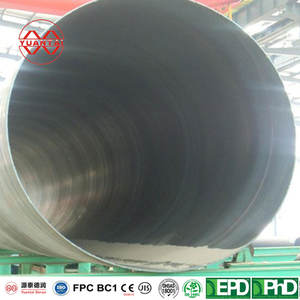 Tube soudé en spirale en acier au carbone ASTM A36 longueur 800mm 6m a vu la technique 3PE API certifié EMT pour la coupe d'application de structure - Product Image 4