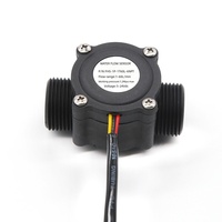 Capteur de débit d'eau à effet Hall G3/4 NPT3/4 avec sortie impulsion NPN pour contrôle de pompe à eau et chauffe-eau PLC