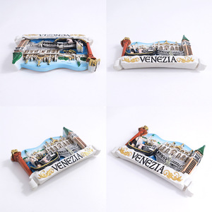 Aimants 3D en résine pour réfrigérateur de ville européenne Souvenirs de tourisme créatif culturel transfrontalier personnalisable - Product Image 6