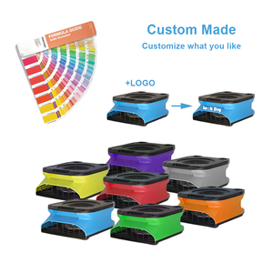 מפוחים מסחריים קומפקטיים ניתנים לערום, דו-ציריים, ייבוש מהיר, 1100CFM, לייבוש שטיחים, פרופיל נמוך - Product Image 6