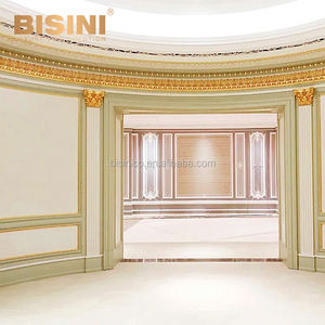 Exceptionnel panneau de <span class=keywords><strong>lambris</strong></span> en bois de style rococo français rétro vintage fait à la main pour villa - Product Image 2