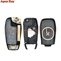 Coque de clé plip de remplacement modifiée à 2/3/4 boutons pour Chevrolet Cruze Aveo 2014-2018
