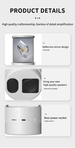 Nouveau ventilateur holographique 3D à effet rotatif à 360°, haute résolution, application mobile, ventilateur holographique 3D avec haut-parleur intégré, machine publicitaire 3D - Product Image 3