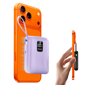 Batteries externes à charge <span class=keywords><strong>sans</strong></span> <span class=keywords><strong>fil</strong></span> pour <span class=keywords><strong>iPhone</strong></span> Samsung, <span class=keywords><strong>batterie</strong></span> <span class=keywords><strong>externe</strong></span> magnétique 10000mah grande capacité, logo personnalisé, cadeau, <span class=keywords><strong>batterie</strong></span> <span class=keywords><strong>externe</strong></span> - Product Image 2