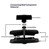 Support de fixation robuste pour caméra d'action, tablette industrielle, voiture, tablette, ordinateur portable, compatible avec rotule de 1,5 pouce, tige de connexion de 15 cm
