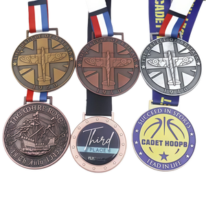 Custom Gold Plated <strong>Metal</strong> Corporate Reward Gift <strong>Medals</strong> Sports-Themed Casting Die Cutting Printing Techniques Round - Product Image 1