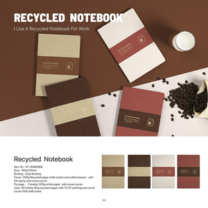 Wholesale <strong>Custom</strong> Size Daily Notes Travel Journal Environmentally Friendly <strong>Recycled</strong> <strong>Notebook</strong> - Product Image 1