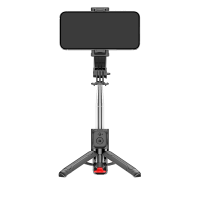 Mini trépied auto-ouvrant TT22 pour selfie, 700 mm, 360° ° Support de téléphone rotatif détachable 27,5 pouces compatible avec les éclairages d'appoint