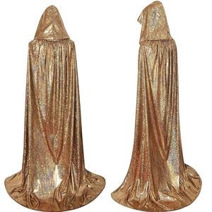 4ourcostumes Nouvelle Collection – Cape Scintillante Unisexe de Vampire pour Carnaval, Tenue de Spectacle, Costume d'Halloween, Cape de Sorcière pour Femmes et Hommes - Product Image 6
