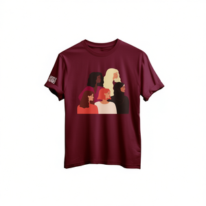 Maglietta da Donna Studio Annie per la Giornata della Donna, con Grafica 'Empowered Women', Vestibilità Regolare, Collo Tondo, 100% Cotone, T-Shirt Casual per Donne Internazionali - Product Image 1
