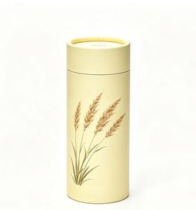 Boîte cylindrique et emballage en tube en papier kraft 100 % recyclable et écologique avec marquage à chaud pour bougies, cosmétiques et parfums - Product Image 3