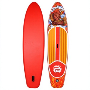 Planche de paddle gonflable OEM 2026 de haute qualité avec motif <span class=keywords><strong>Koi</strong></span>, ensemble <span class=keywords><strong>SUP</strong></span> avec pagaie, ailerons, leash, pompe et sac pour le yoga et le tourisme - Product Image 2
