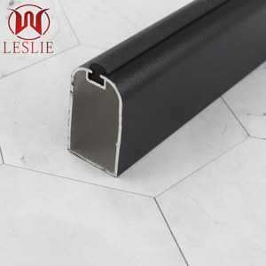 Supporto <span class=keywords><strong>per</strong></span> Asta Appendiabiti da Armadio in Alluminio a Montaggio Facile, <span class=keywords><strong>per</strong></span> Tubi Quadrati da 12/15/18mm - Product Image 2
