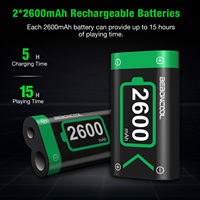 Nuevo juego de batería Xbox Series X Gamepad 2650 mAh Gamepad inalámbrico Cargador de batería dual para controladores Xbox One/One S/X/One Elite