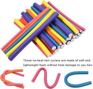 Vente en gros usine : Bigoudis flexibles en mousse, couleur/taille personnalisables, rouleaux à cheveux en éponge pour salon de coiffure - Product Image 5