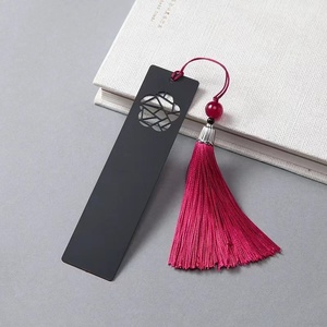 Marcapáginas de metal ecológico con logotipo recortado Patrón de dibujos animados Tamaño personalizado y diseño clásico para libros - Product Image 4