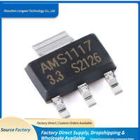 UMW AMS1117-33 SOT-223 SOT89 1A 33V Chip Regulador Lineal de Baja Caída de Tensión Fija LDO