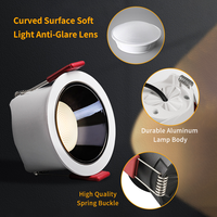 Plafonnier LED rond encastré intelligent ZigBee, spots encastrés CCT, plafonnier 2700K-6500K, éclairage LED intelligent à intensité variable