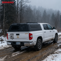 Capot rigide en alliage d'aluminium pour pick-up avec panneaux latéraux MOLLE et porte arrière solide pour Ford F-150