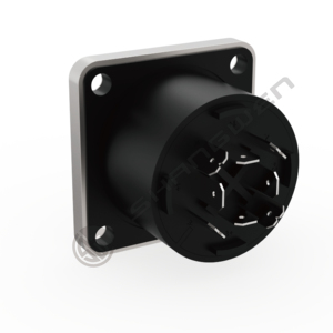 Kim Loại Tùy chỉnh vít-loại thiết bị đầu cuối chốt khóa cáp vòng nữ cắm 40A 50A 8 Pin Loa kết nối OEM ODM - Product Image 3