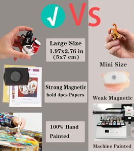 Aimants de réfrigérateur en polyrésine écologiques, durables et mignons, avec forme personnalisée pour cuisine et casier (lot de plusieurs pièces) - Product Image 3