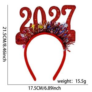 <span class=keywords><strong>Serre</strong></span>-têtes élastiques de <span class=keywords><strong>Noël</strong></span> à motif dessin animé 2027 – Bandeaux extensibles pour les fêtes de fin d'année, accessoires de cheveux pour les fêtes de <span class=keywords><strong>Noël</strong></span> et festivals - Product Image 1