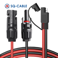 Connecteur SAE 30A pour panneau solaire avec conducteur en cuivre étamé et isolation XLPE, homologué 6500V