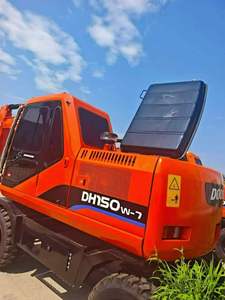 รถขุดล้อยี่ห้อ Doosan รุ่น DH150W-7 มือสองจากเกาหลี น้ำหนัก 15 ตัน ชั่วโมงการทำงานต่ำ ระบบไฮดรอลิก - Product Image 5