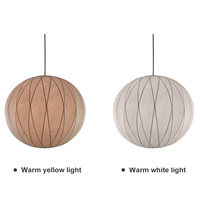 Wabi Sabi Lampe suspendue ronde en forme de lanterne en papier Plafonnier suspendu pour la maison Hôtel Café Loft Bar avec effet bulle